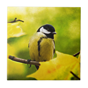 Tomtit - Dressed To The Season Ceramic Tile