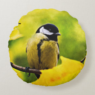 Tomtit - Dressed To The Season Round Cushion