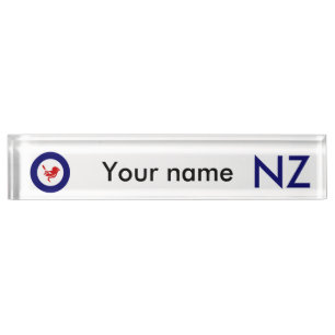 Tomtit roundel New Zealand Bird Nameplate