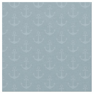 Tonal Anchors on Light Gray Azure Fabric