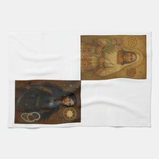 Tonantzin & Aztec Goddess Art Tea Towel
