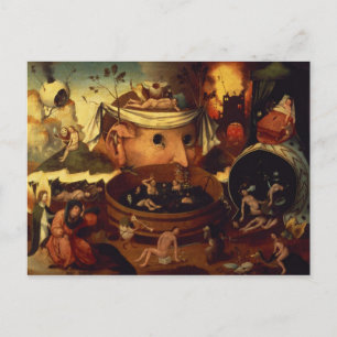 Tondal's Vision by Hieronymous Bosch Postcard