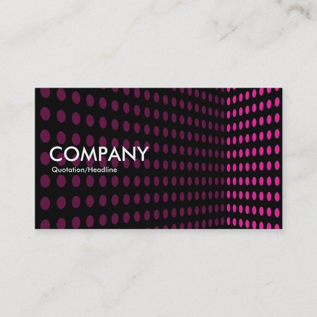 Tone Corner - Hot Pink Business Card (Front)