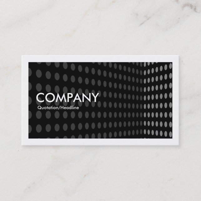 Tone Corner II - Monochomatic Business Card (Front)