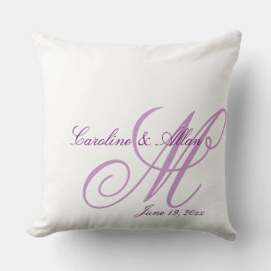 Tone on Tone Monograms Cushion