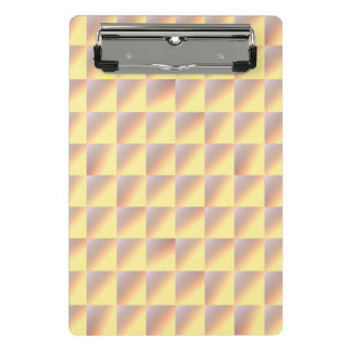 Tone-on-tone squares. mini clipboard