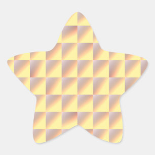 Tone-on-tone Squares. Star Sticker