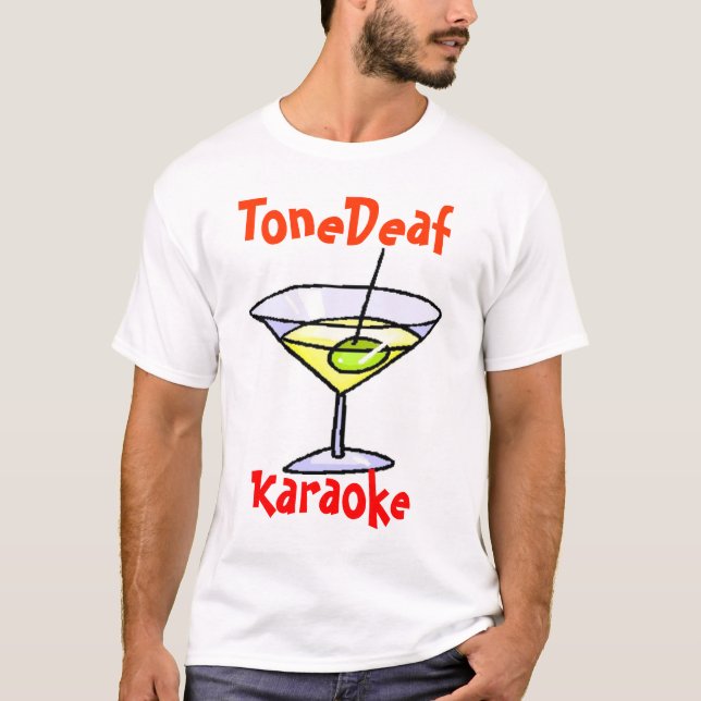 ToneDeaf Karaoke T-Shirt (Front)