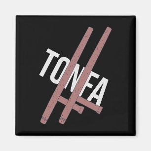 Tonfa - Tong Fa Pair - Okinawan Fighting  Magnet