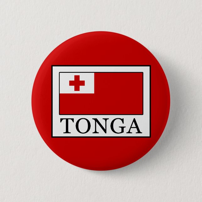 Tonga 6 Cm Round Badge (Front)
