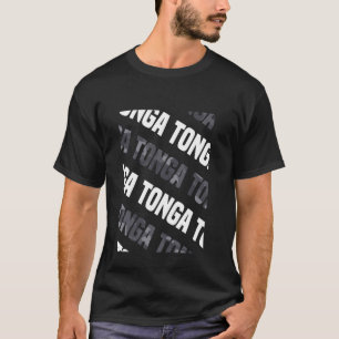 Tonga Camo Pattern Grey Camouflage T-Shirt