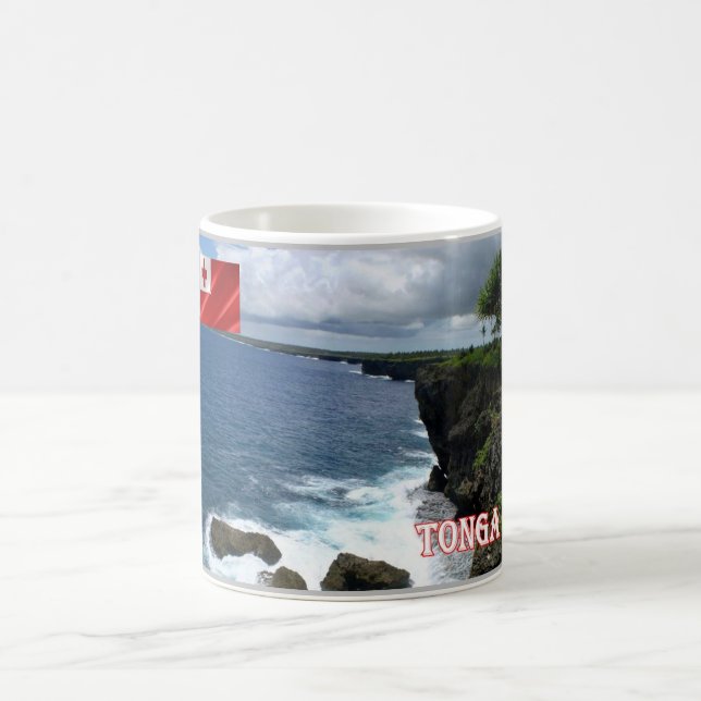 Tonga - Coastline - Coffee Mug (Center)