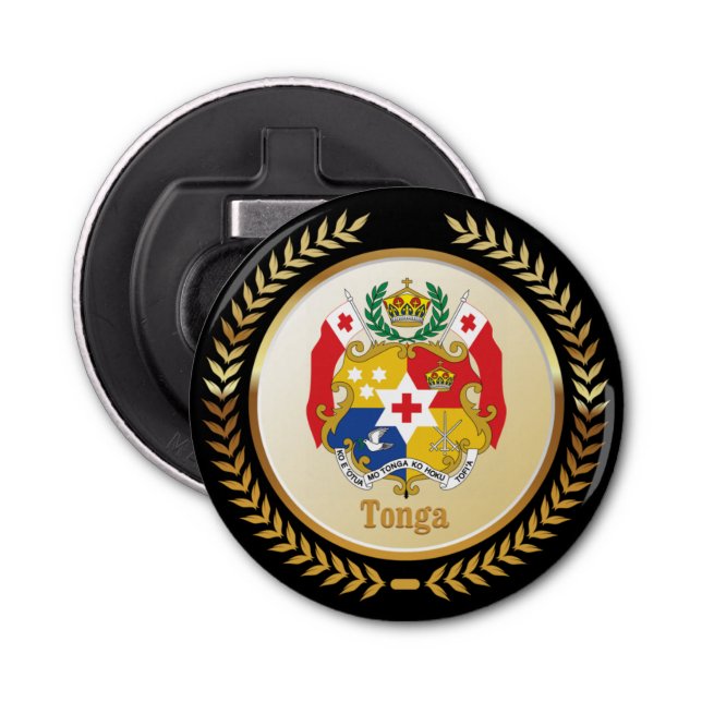 Tonga Coat Of Arms Bottle Opener (Front)
