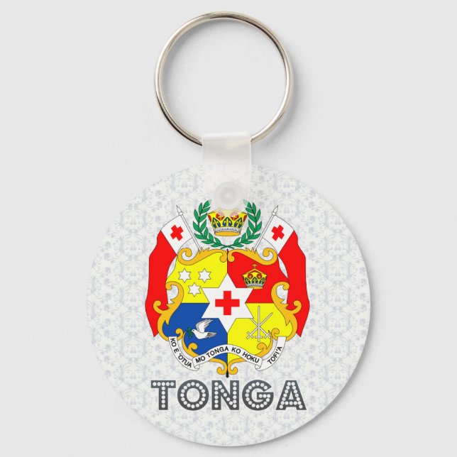 Tonga Coat of Arms Key Ring (Front)