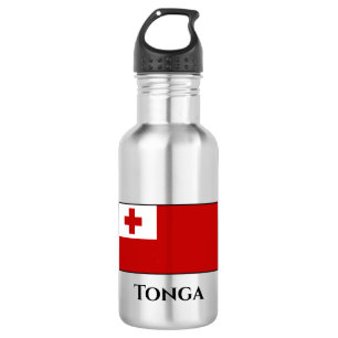 Tonga Flag 532 Ml Water Bottle