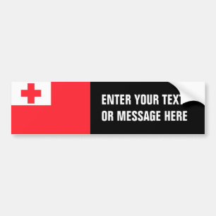 Tonga Flag Bumper Sticker