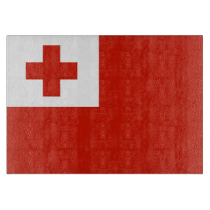 Tonga flag cutting board