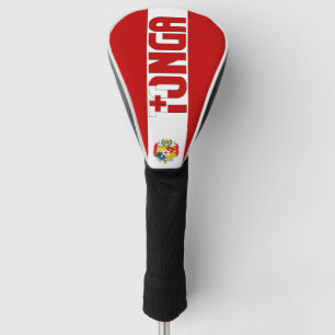 Tonga Flag Gorgeous Patriotic Golf Head Cover