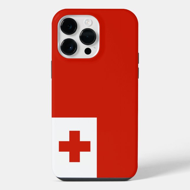 Tonga flag iPhone case (Back)