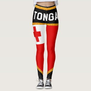 Tonga Flag Leggings