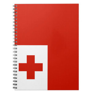 Tonga flag notebook