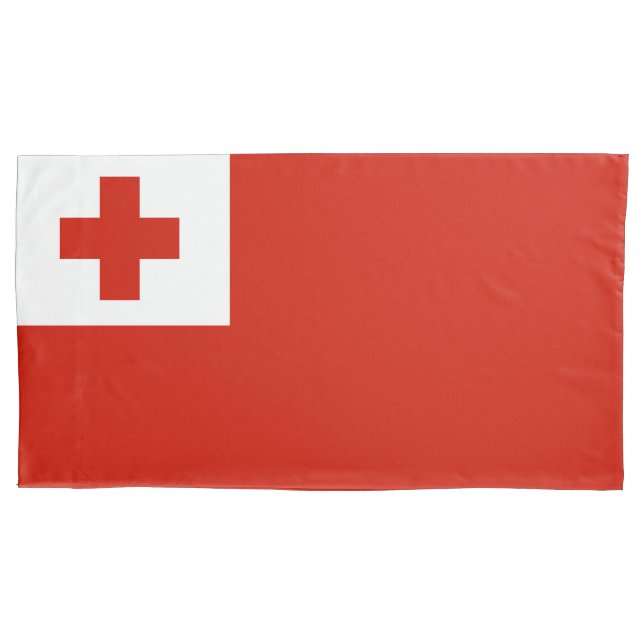 Tonga flag pillowcase (Front)