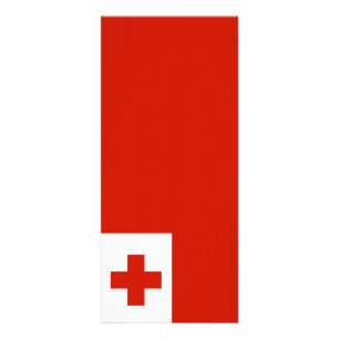 Tonga flag rack card