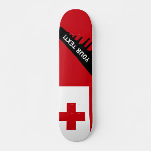 Tonga Flag Skateboard