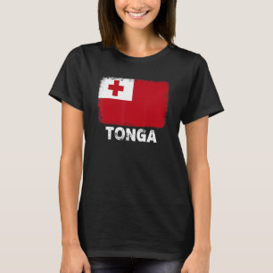 Tonga Flag Support Tonga People Women Men T-Shirt