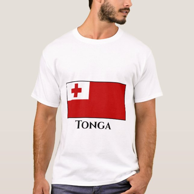 Tonga Flag T-Shirt (Front)