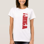 Tonga Flag T-Shirt<br><div class="desc">Tonga Flag or Flag of Tonga  Tongan Flag</div>