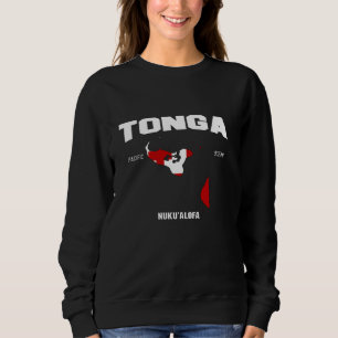 Tonga Flag, Tonga Map, Tongan National Flag Sweatshirt