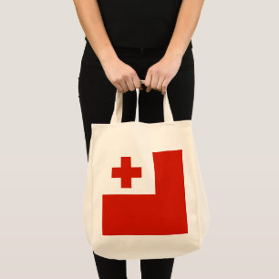 Tonga flag tote bag