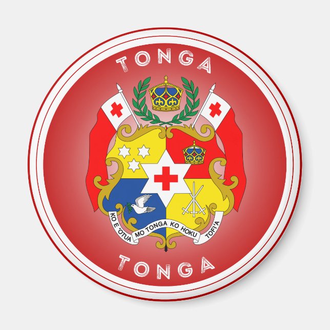 Tonga Heritage Emblem Magnet (Front)