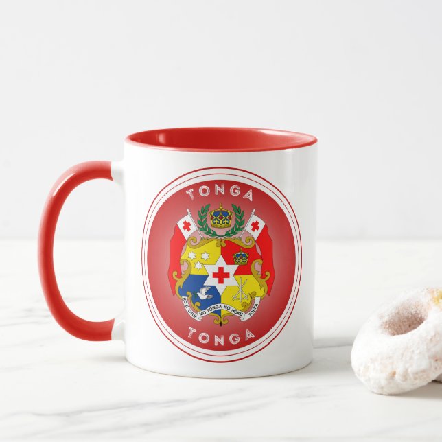 Tonga Heritage Emblem Mug (With Donut)