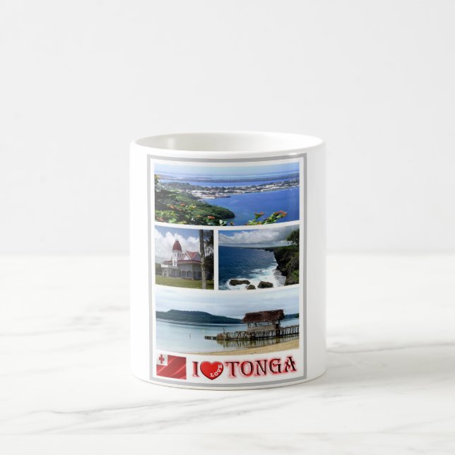 Tonga - I Love - Coffee Mug (Center)