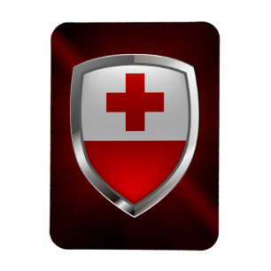 Tonga Metallic Emblem Magnet