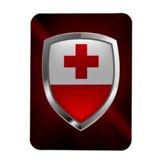 Tonga Metallic Emblem Magnet
