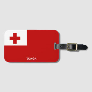 Tonga National Flag Patriotic Luggage Tag
