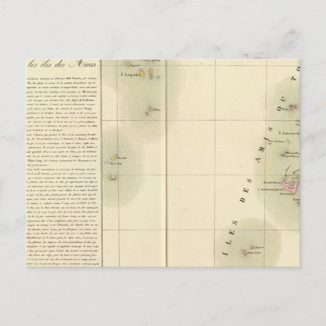 Tonga Oceania no 47 Postcard (Front)