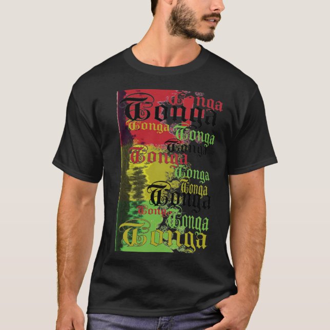 Tonga Rasta1 T-Shirt (Front)
