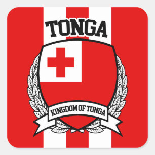 Tonga Square Sticker