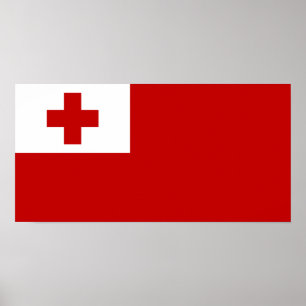 Tonga – Tongan Flag Poster