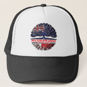 Tonga Tongan New Zealander New Zealand Tree Roots Trucker Hat