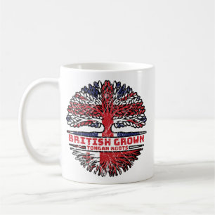 Tonga Tongan Uk United Kingdom British Tree Roots Coffee Mug