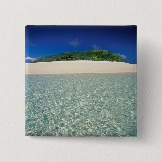 Tonga, Vava'u, Landscape 2 15 Cm Square Badge (Front)