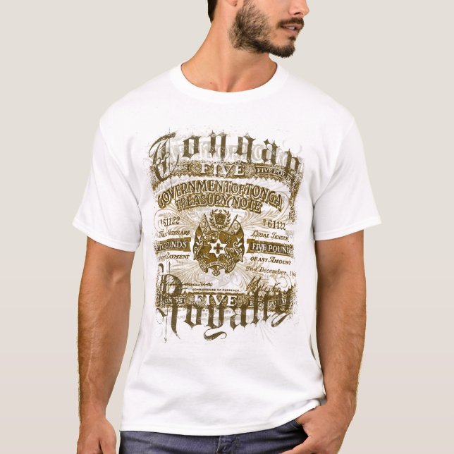Tongan Royalty Currency T-Shirt (Front)