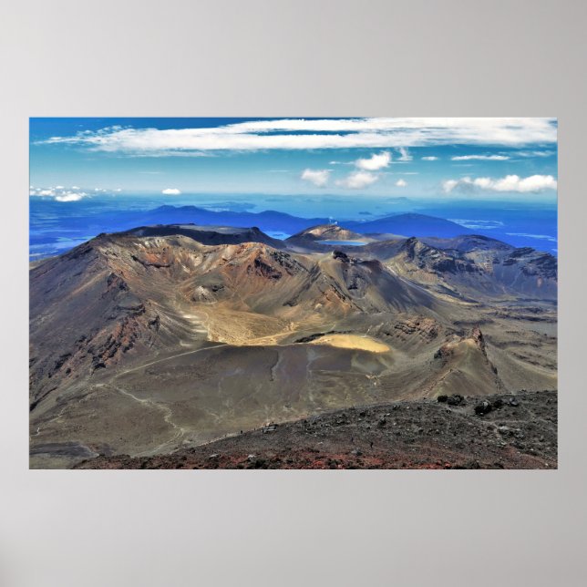 Tongariro Alpine Crossing Poster (Front)