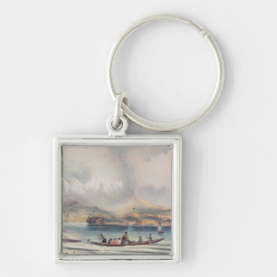 Tongariro Volcano, New Zealand Key Ring