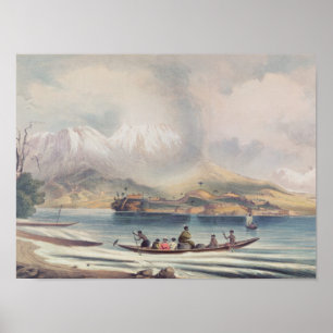 Tongariro Volcano, New Zealand Poster